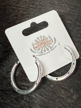 Hoop Sterling Silver Earrings
