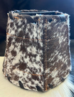 
              Cowhide & Leather Lampshade-X Small
            