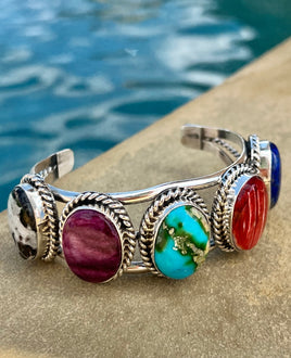 Effie Garfield 5 Stone Cuff