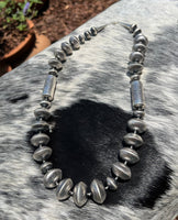 
              Sharon Cooley Nez Barrel & Saucer Bead Necklace & Earrings
            