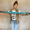 
              Fringe Twilly- Kingman Turquoise
            