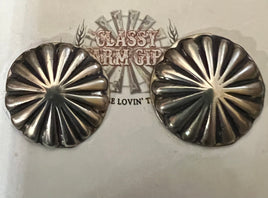 Repousse Post Earrings