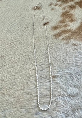 Sterling Silver Small Rope Chain