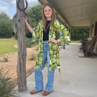 
              Fringe Scarves-Kimono/Robe-Prickly Pear
            