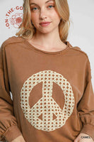 
              Umgee Peace Lace Applique Top/Pants
            