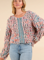 
              Shaggy Yarn Knit Sweater
            