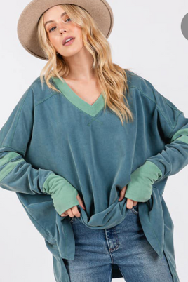 Sage & Fig Blue Sweatshirt