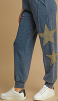 
              Umgee Mineral Washed Terry Star Top/Pants
            