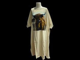 I Love Linen Kaftan Highlander Dress