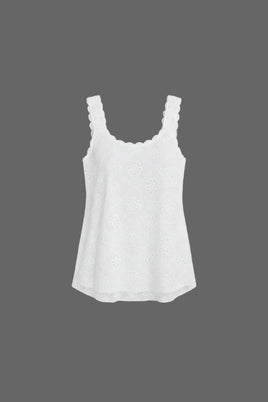 Eyelet Tank Top