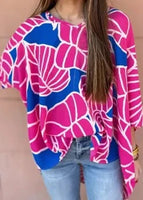 
              Floral Baggy Blouse
            