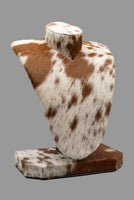 
              Cowhide Necklace Display
            