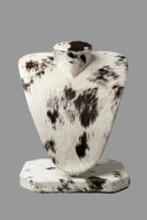 
              Cowhide Necklace Display
            