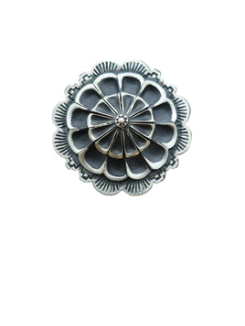 Leander Tahe Adjustable Stamped Sterling Silver Ring