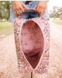 
              Pink Medallion Cluster Boot Bag
            