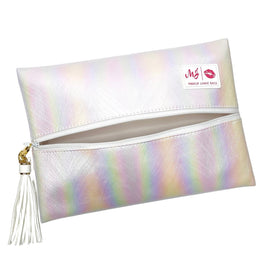 Venice White Make up Junkie Bag