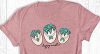 
              Western Happy Easter Turquoise Eggs Tee
            