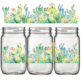 Cactus Wrap Mason Jar Glassware