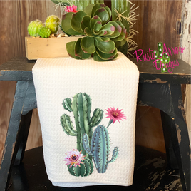 Cactus Flowers Hand Towel