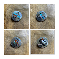 
              Sanford Edaakie Zuni Inlay Pin/Pendant (4 Styles)
            