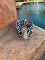 
              Mary Vandever 7 mm 4 strand Pearl Boulder Bracelet
            