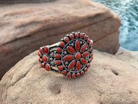 
              Tyler Brown Coral SS Cluster Cuff
            