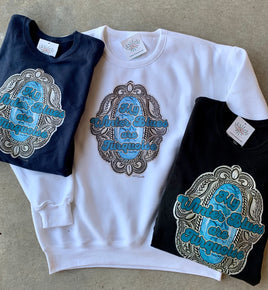 Winter Blues Fleece Sweatshirt