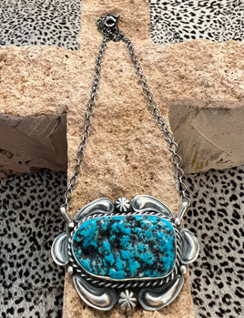 Jeff James Raw Kingman Necklace