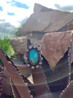 
              Kingman Turquoise SS Ring
            