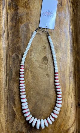Vintage Wild Horse & Coral Necklace