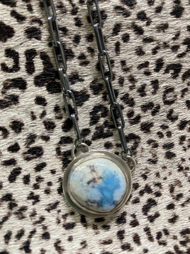 Tony Yazzie Golden Hills Bar Necklace