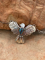 
              Dorothy Jeffries Turquoise Thunderbird Necklace
            