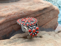 
              Tyler Brown Coral SS Cluster Cuff
            
