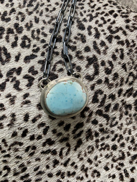 Tony Yazzie Golden Hills Bar Necklace