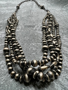 5 Strand Beaded Necklace