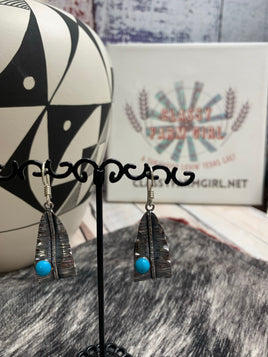 Contemporary Sterling Silver Modern Design Earrings